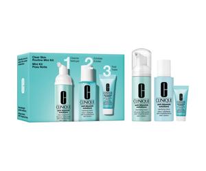 Clinique Mini Kit Clear Skin Routine Coffret cadeau pour un nettoyage parfait du visage
