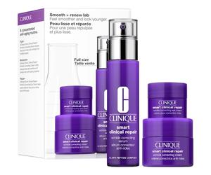 Clinique Soin-de-la-peau Soins-anti-ageSmooth & Renew Lab Skincare Set Smart Clinical Repair™ Wrinkle Correcting Serum - 30 ml + Smart Clinical Repair™ Wrinkle Correcting Cream - 15 ml + Smart Clinica
