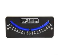 Clinomètre marin pour yachts et bateaux Outil fiable pour mesurer les pentes lors d'aventures nautiques (45 degrés)