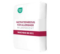 Clinotest Protège-matelas imperméable 90 x 200 x 12 cm - Housse de matelas à fermeture éclair, doux et respirant, résistant aux taches, anti-acariens et anti-allergies, qualité hôtelière, lavable