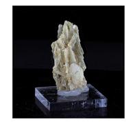 CLINOZOISITE - Pierre Naturelle en Provenance de France, Marine de Scala, Canari, Cap Corse, Bastia, Haute-Corse - Cristal Vert Olive, Métamorphique, Collection Minérale 93.5 ct - Certificat d'Authent