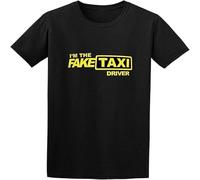 CLINSIS Faketaxi I' The Fake Taxi DR~i~v~e~r Inspired Design Cotton T Shirt Mens Black S