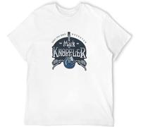 CLINSIS Mark Knopfler Guitar Tour 2019 Mens T Shirt White 3XL