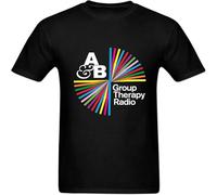 CLINSIS Men's Customized Adult Above and Beyond Group Therapy O Neck T Shirt Black XL