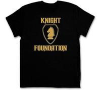 CLINSIS Men's Knight Foundation T-Shirt TV Rider Series Cult Hasselhoff K.I.T.T. Black S