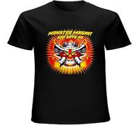 CLINSIS Men's Monster Magnet God Says No American T Shirt Black XXL