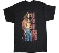 CLINSIS Vintage 2001 Janet Jackson 'All for You' Concert Top Sweatshirt Short Sleeve Black M