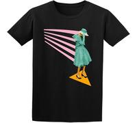 CLINSIS WindsweptTop Sweatshirt Short Sleeve Casual Graphic Vintage Gift Tops Black 3XL