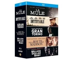 Clint Eastwood Acteur - Coffret : La Mule + Gran Torino + Million Dollar Baby + Impitoyable + Sur La Route De Madison - Pack - Blu-Ray