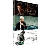 Clint Eastwood - Coffret Héros : American Sniper + Sully + Juré N°2 - Pack
