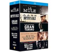 Clint Eastwood Acteur - Coffret : La Mule + Gran Torino + Million Dollar Baby + Impitoyable + Sur La Route De Madison - Pack - Blu-Ray