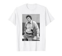 Clint Eastwood dans Le rôle de Dirty Harry Magnum Force par Julian Wasser T-Shirt, Homme, Blanc, M