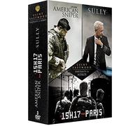 Portraits de Héros – Clint Eastwood – Coffret DVD (Le 15h17 pour Paris, Sully, American Sniper)