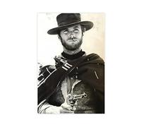 Clint Eastwood Poster sur toile pour chambre à coucher, bureau, chambre, cadeau sans cadre, 40 x 60 cm