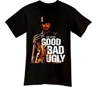 Clint Eastwood The Good The Bad The Ugly Western Cow Movie Black T-Shirt Tee Clothing Tee Shirt XL