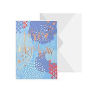 Clintons: Carte d'anniversaire avec inscription « Happy Birthday » - Pour homme - 11 x 15 cm