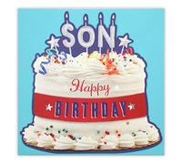 Clintons: Carte d'anniversaire géante pour fils 11 x 15 cm