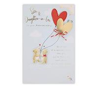 Clintons: Carte d'anniversaire pour beau-fils et belle-fille 11 x 15 cm