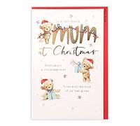 Clintons: Carte de Noël avec inscription Mum Bumble Bear