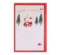 Clintons: Carte de Noël Mr & Mrs Claus Nana & Grandad