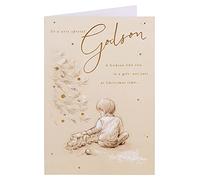 Clintons: Carte de Noël pour filleul avec train