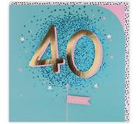 Clintons: Grande carte d'anniversaire 40 pièces jointes, 11 x 15 cm