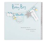 Clintons: Icônes suspendues bébé garçon carte 159x159mm 1168182 multi