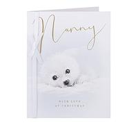 Clintons: Snowy Seal Carte de Noël pour nounou