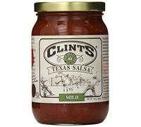 Clints Texas Salsa Sauce, Mild, 16 Ounce by Clints