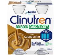 Parapharmacie en ligne > Compléments alimentaires > Alimentation hypercalorique > Boissons hypercaloriques Clinutren Boisson Sans Sucres 4 x 200 ml