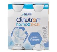 Clinutren HP/HC+ Neutre Lot de 4 x 200ml