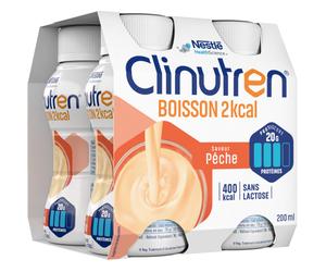 Clinutren Nutrim Boisson 2kcal Saveur Pêche 4x200ml