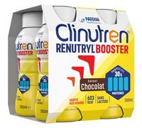 Clinutren Renutryl Booster Nutriment Saveur Chocolat 4x300ml