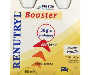 Clinutren Renutryl Booster nutriment vanille hyperprotéiné Fluide 1200 ml