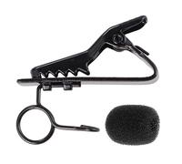 Clip 24 Pièces Micro pour Microphone en Métal Noir