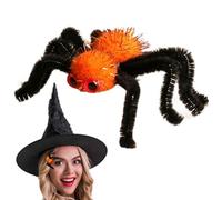 Clip À Cheveux D'araignée - Accessoire De Cheveux Gothique En Peluche Réaliste | Eping D'Halloween Mignon Effrayant Pour Les Femmes Filles | Horreur Cosplay Costume Hairs Decoration | Barret