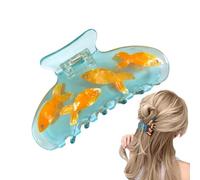 Clip à cheveux de bol de poisson pour femmes, nouveauté Clip de cheveux de bol de poisson | Clip de griffe de poisson drôle en acétate | Outil de barrette de style, outil de coiffure moderne, sécurisa