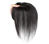 Clip à cheveux de frange, topper à cheveux Real Human Heuving Human 9,8 pouces de long Human Hair Toppers for Hair Femmes Femmes Clip de base en soie dans les extensions de cheveux Naturel Recherche