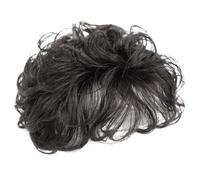 Clip à cheveux de frange, Toppers à cheveux pour femmes, Toppet à cheveux synthétiques bouclés avec une frange 5,1 '' Toppers Pieces à cheveux