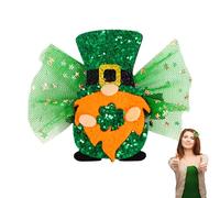 Clip à cheveux de la Saint-Patrick | Shamrock Hairpin Hair Barrettes portatives Favoule Épingles à cheveux scintillants, Irish Day Green Gnome Top Hat Clip Hair Hair pour femmes Girls