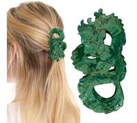 Clip à cheveux Dragon, Clips de griffe d'acétate vintage, 4, 1x2, 2 pouces Strong Hold Hair Claws For Women Girls Hairstyle, Claw Clips