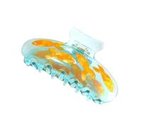 Clip à cheveux du bol de poisson, griffe de cheveux de mode pour femmes | Acétate mignon de poisson fashion hair griffe,Outil de coiffure moderne, accessoires de coiffure, queues de cheval courtes Cou