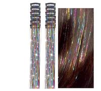 Clip À Cheveux Pailleté,12 Accessoires Paillettes Scintillantes,Mèches De Cheveux Brillantes | Pour Fête Cosplay Festival Anniversaire Vacances Quotidien Déguisement Femmes