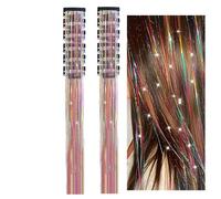 Clip À Cheveux Pailleté | 12 Pièces Accessoires À Paillettes Brillants Et Étincelants - Mèches De Cheveux Brillantes | Pour Fête Cosplay Festival Anniversaire Vacances Quotidien Déguisement Femmes