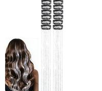 Clip à Cheveux Pailleté - 12 Pièces d'Accessoires en Paillettes Étincelantes de 50 Cm,Extensions Capillaires,Para Práctica, Actuación, Estudio, Hogar, Escenario, Guitarra, Violín, Ukulele,