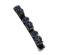 Clip À Cheveux Tressé En - Épingles Féminines Élégantes, Mode Broocé Brillant | Fourche Décorative Avec Pierres Étincelantes, Accessoire Chic Pour Les Voyages Lors De Voyages, Fêtes, Événe