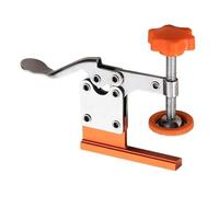 Clip à dégagement rapide pour colliers de serrage de scie à rail, plaque de pression, clip de table de trou de bureau pour rails de guidage, outil de travail du bois, fixations de serrage en aluminium