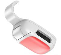 Clip à lunettes multifonction de voiture, 1 support de lunettes de soleil pour pare-soleil de rangement, design compact pour un accès facile aux conducteurs et aux voyageurs (blanc et rouge)