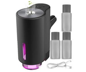 Clip à soupage de diffuseur d'huile de ventilation pour les prises de voiture, vélo d'arôme intelligent avec fonction d'échographie | Un humidificateur avec de la poussière de parfum pour l'intérieur,