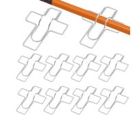 Clip À Stylo Pour Carnet - 10 Pièces Organisateur Réutilisable En Métal Multicolore,Clip pour Carnet, Papier et Planificateur,Pour Voyageurs Étudiants Bureau À Domicile École Salle De Classe Planche À